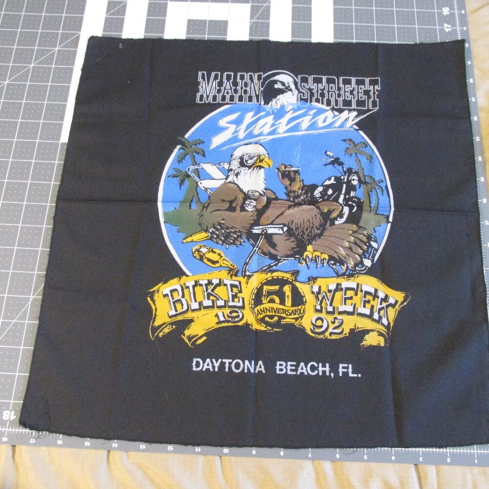 1992 Bike Week - Daytona Beach - Main Street Station Bandana